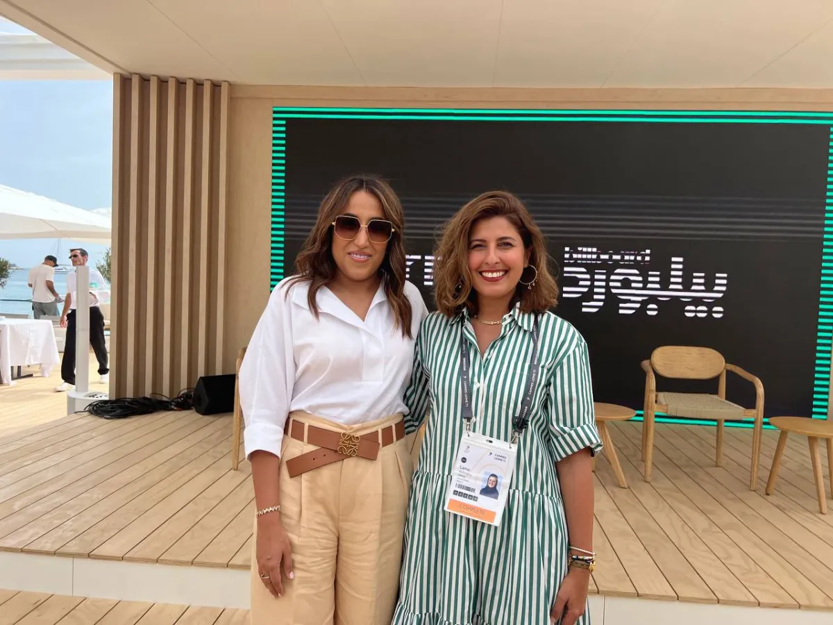 الأستاذة جمانا الراشد مع الأستاذة لمى الشثري 