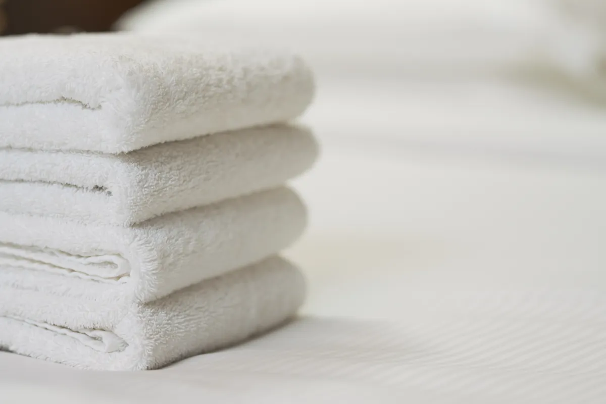 الخل الأبيض فعال في تنعيم المناشف