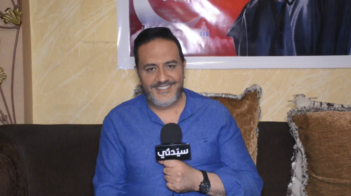 خالد سرحان خلال لقائه مع كاميرا سيدتي - تصوير محمد عربي