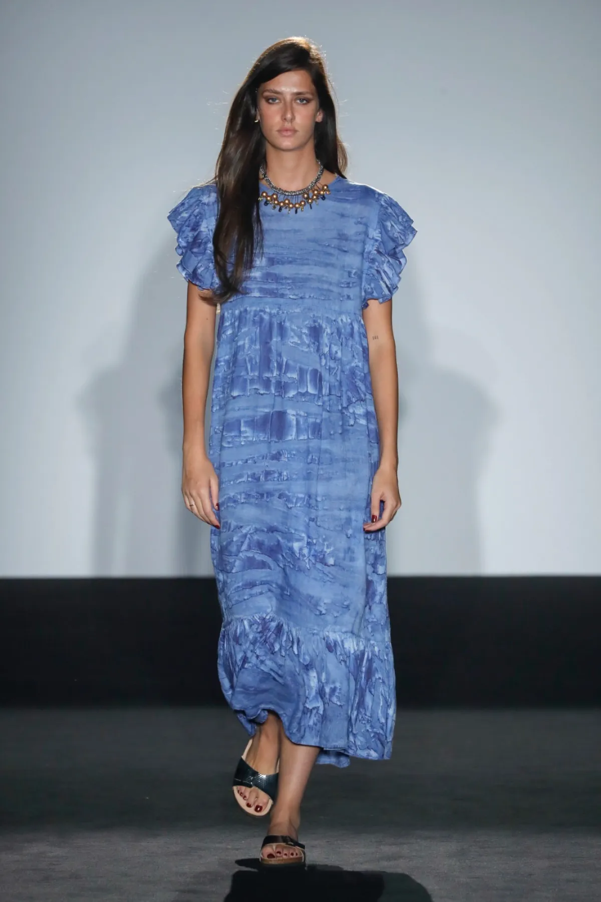 فستان صيفي باللون الأزرق من All That she Love 