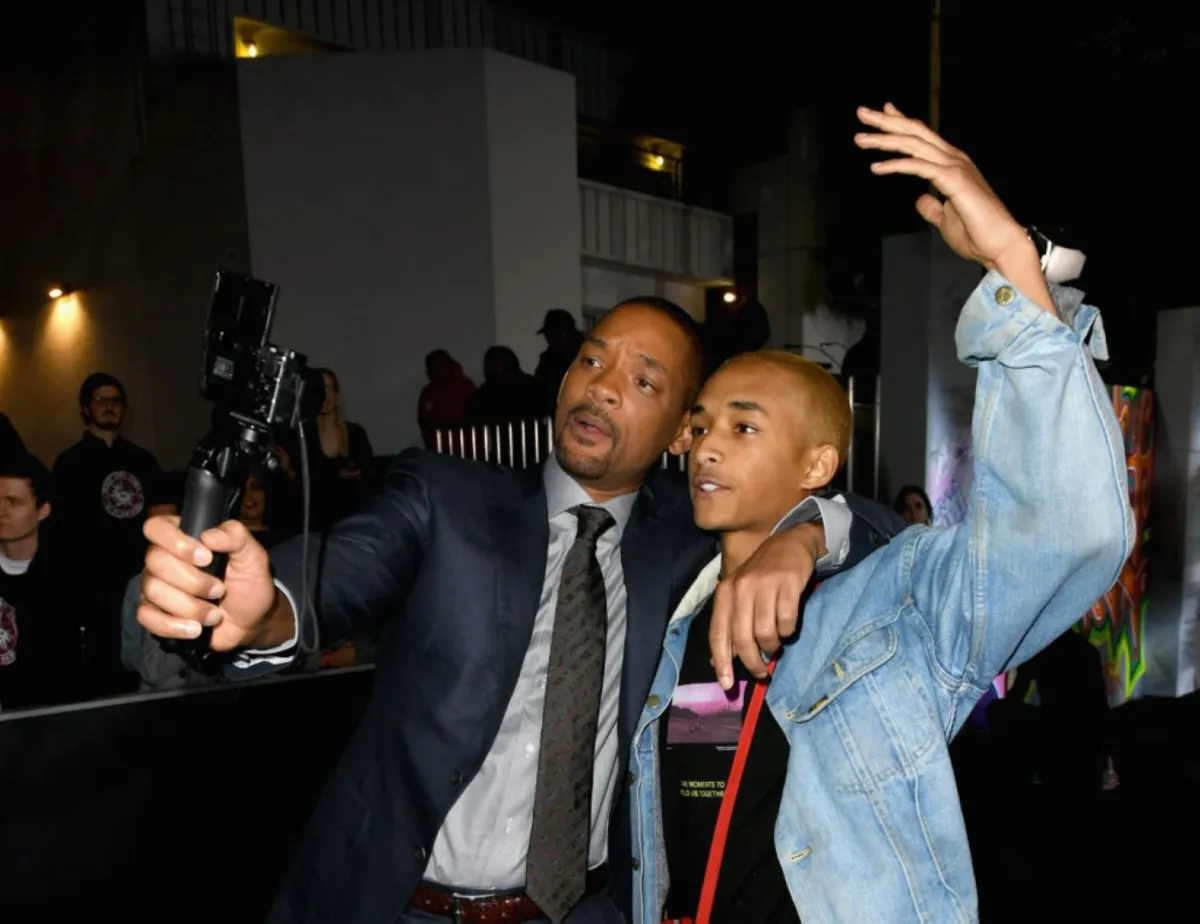 ويل سميث وجادن سميث (Will Smith and Jaden Smith). مصدر الصورة: Kevin Winter/Getty Images/AFP