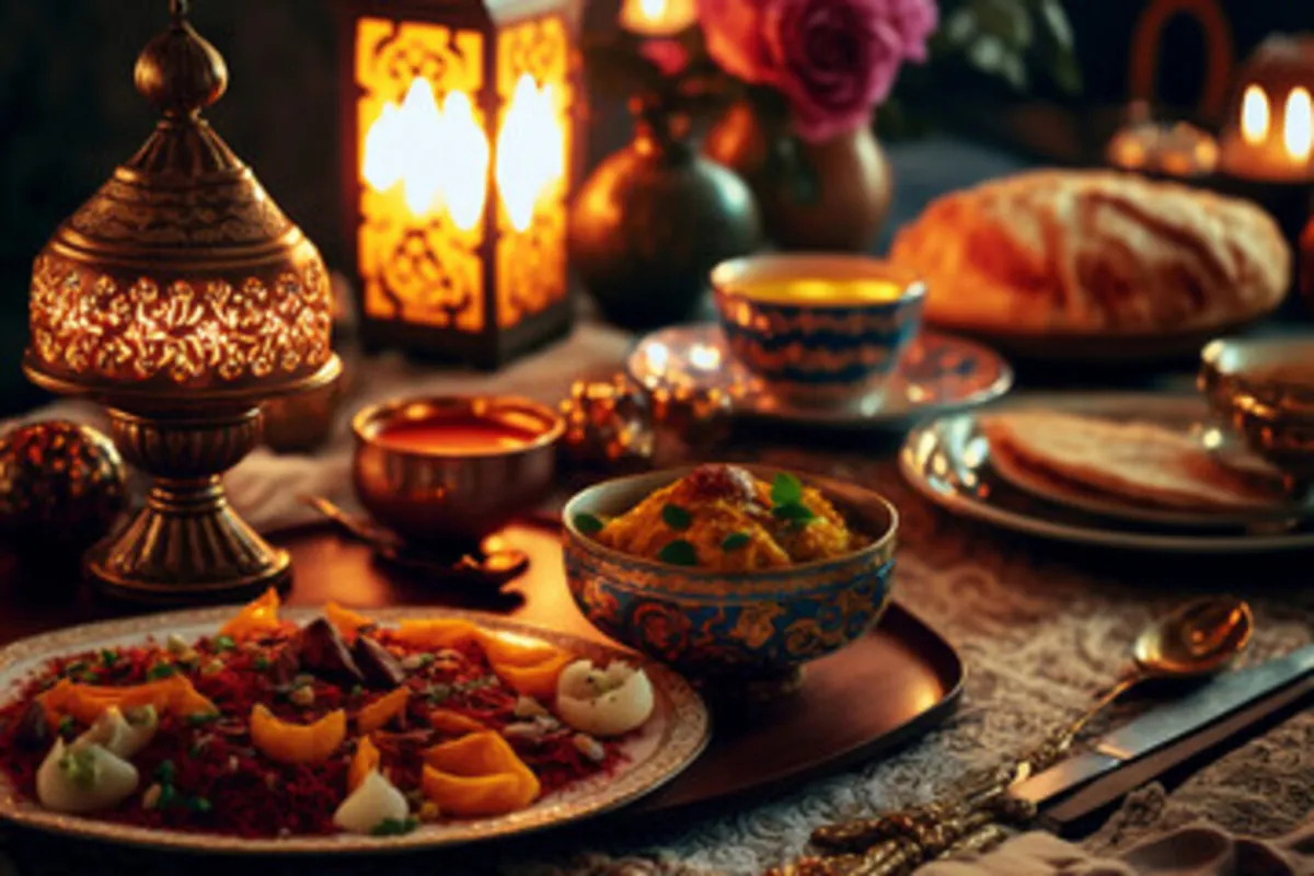 صورة لجانب من ضيافة العيد