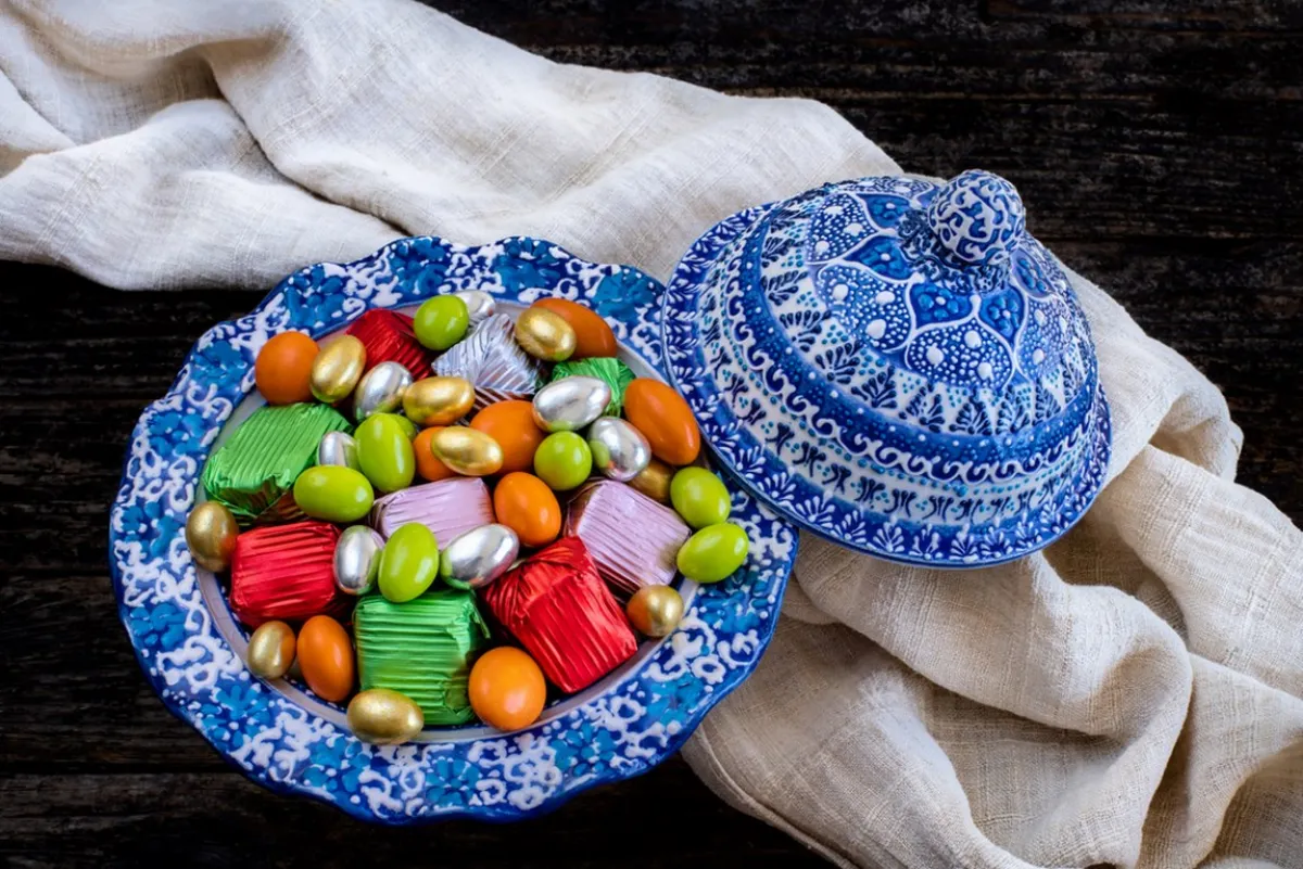 طرق تقديم الحلوى