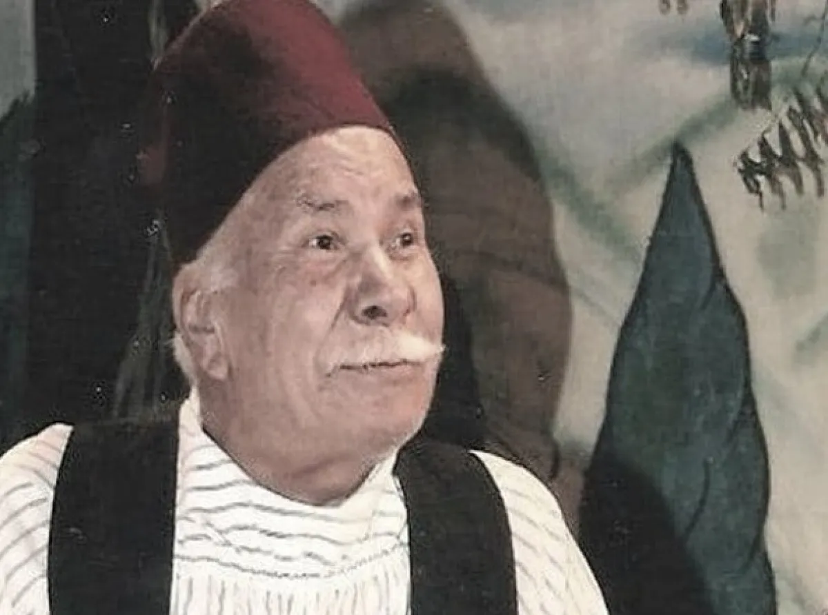 الفنان الراحل عبد الله حمصي الصورة من صفحة الفنانة سيرين عبد النور على تويتر 