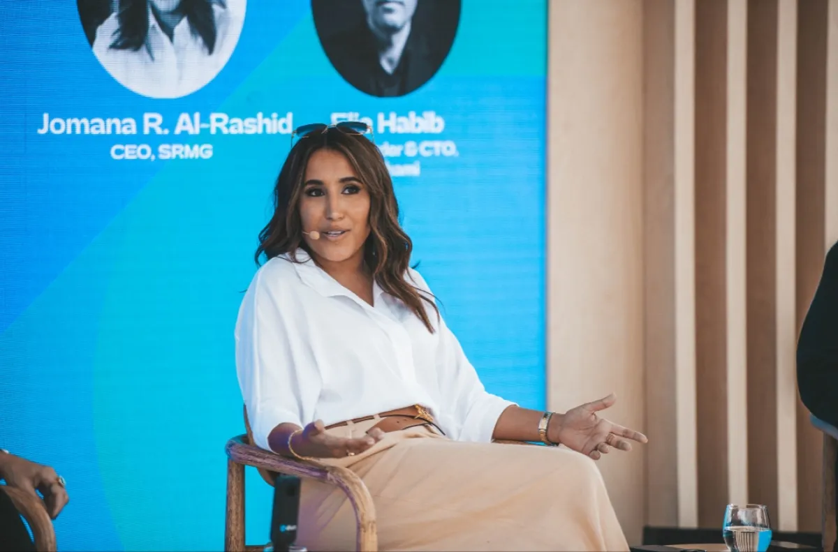 الأستاذة جمانا الراشد خلال المشاركة في مهرجان كان ليونز للإبداع 