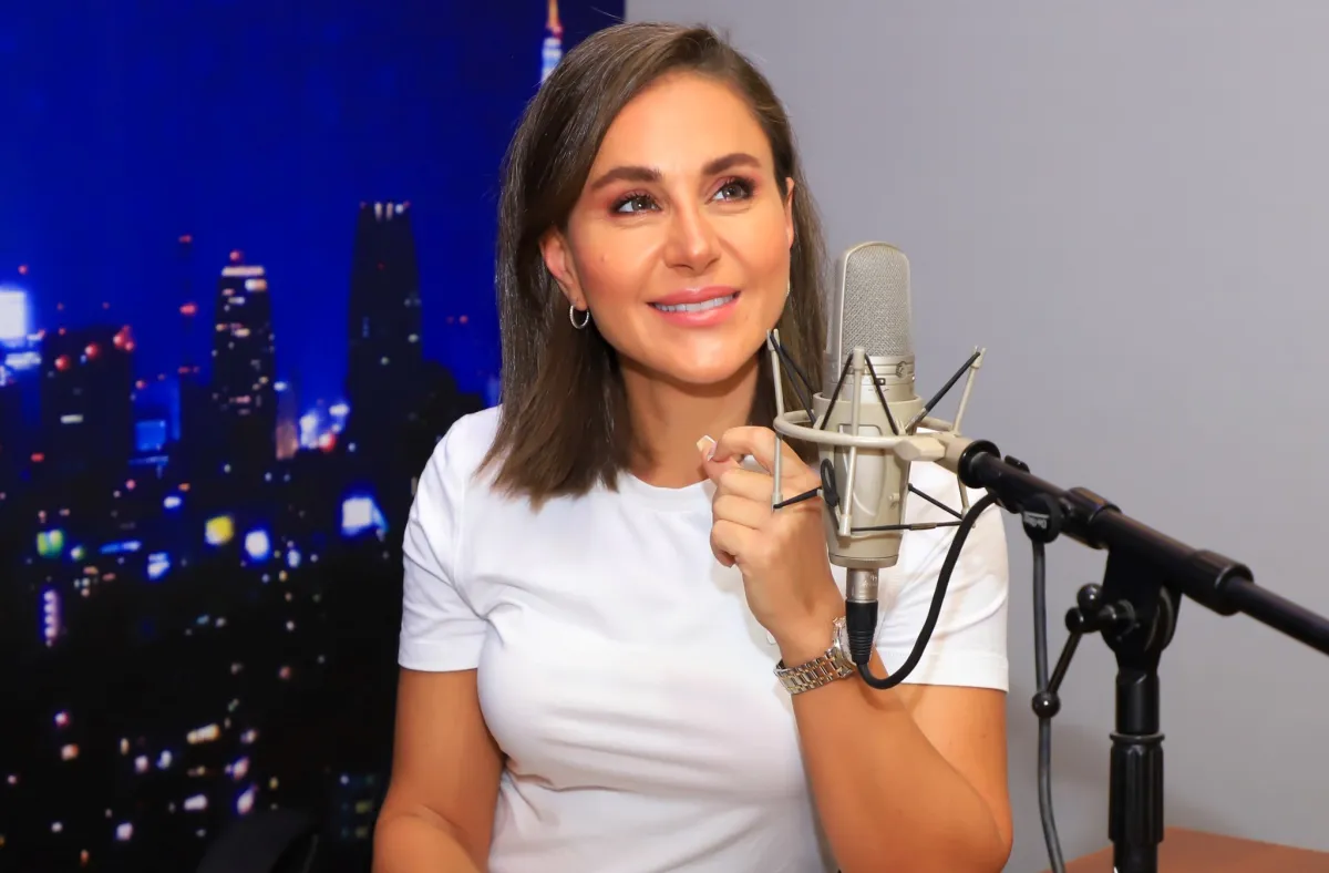 ديمة قندلفت من المقابلة - الصورة من حساب إذاعة المدينة على فيسبوك