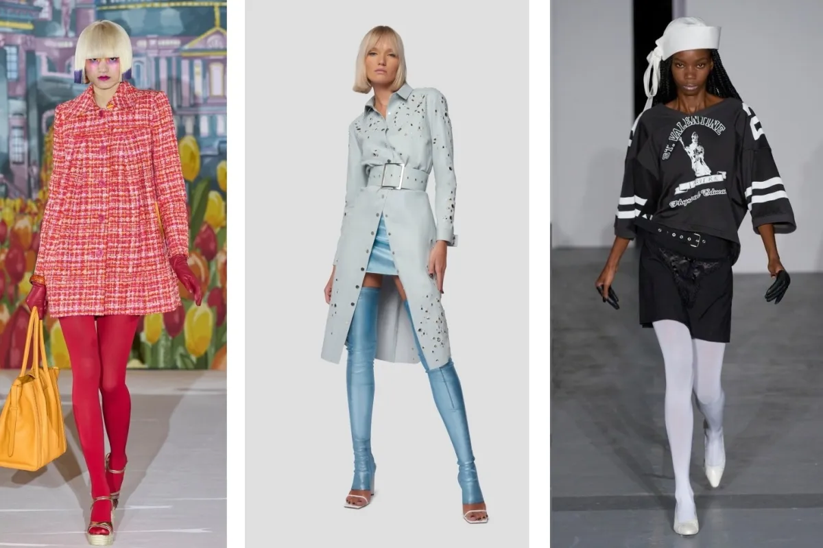 الجوارب الملونة السميكة موضة صيف 2023