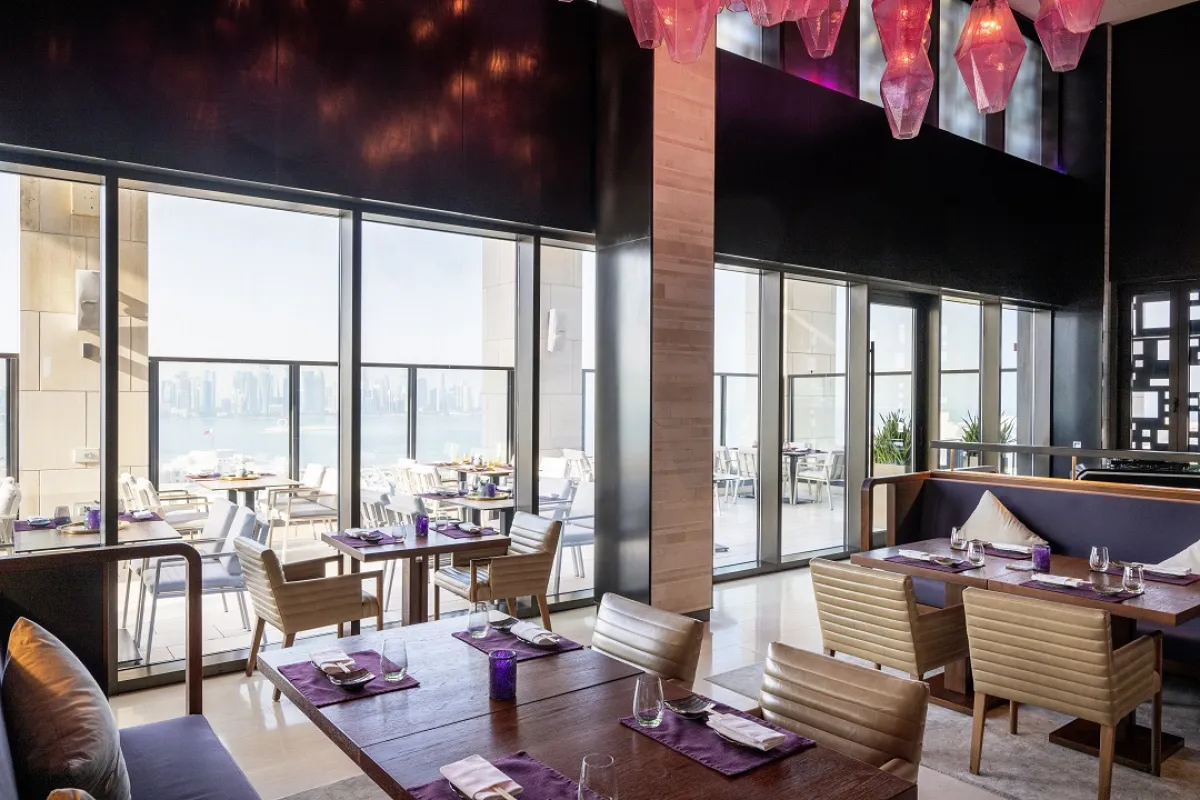 أحد المطاعم في بارك حياة الدوحة