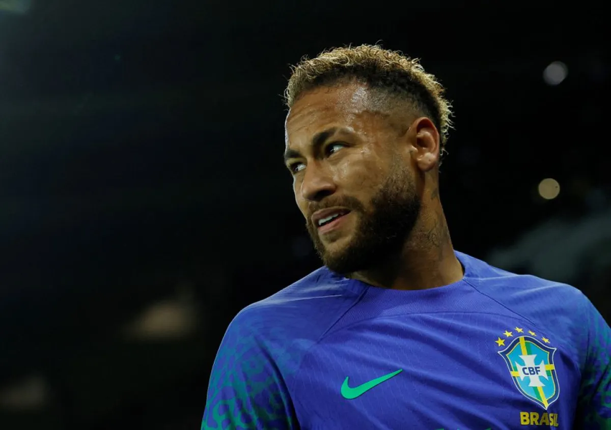 Soccer Football - International Friendly - Brazil v Tunisia - Parc des Princes, Paris, France - September 27, 2022 Brazil's Neymar reacts REUTERS/Gonzalo Fuentes/File Photo