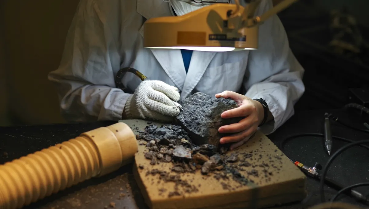 صورة تعبيرية لأبحاث على الصخور