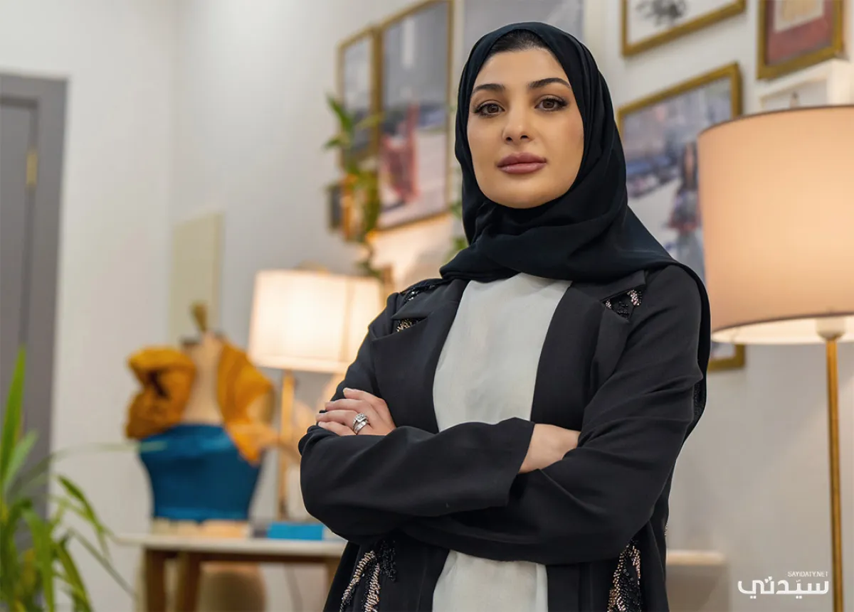 المصممة نور الظاهري-تصوير محمد عثمان