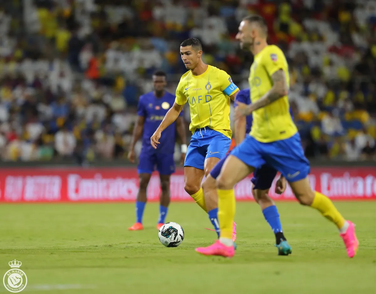 لقطات من مباراة النصر والمنستيري في منافسات كأس الملك سلمان للأندية العربية - الصورة من حساب نادي النصر على إكس "تويتر سابقا"