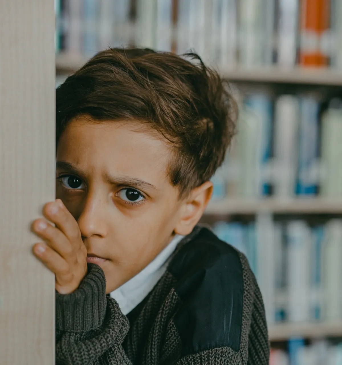 صورة طفل خائف