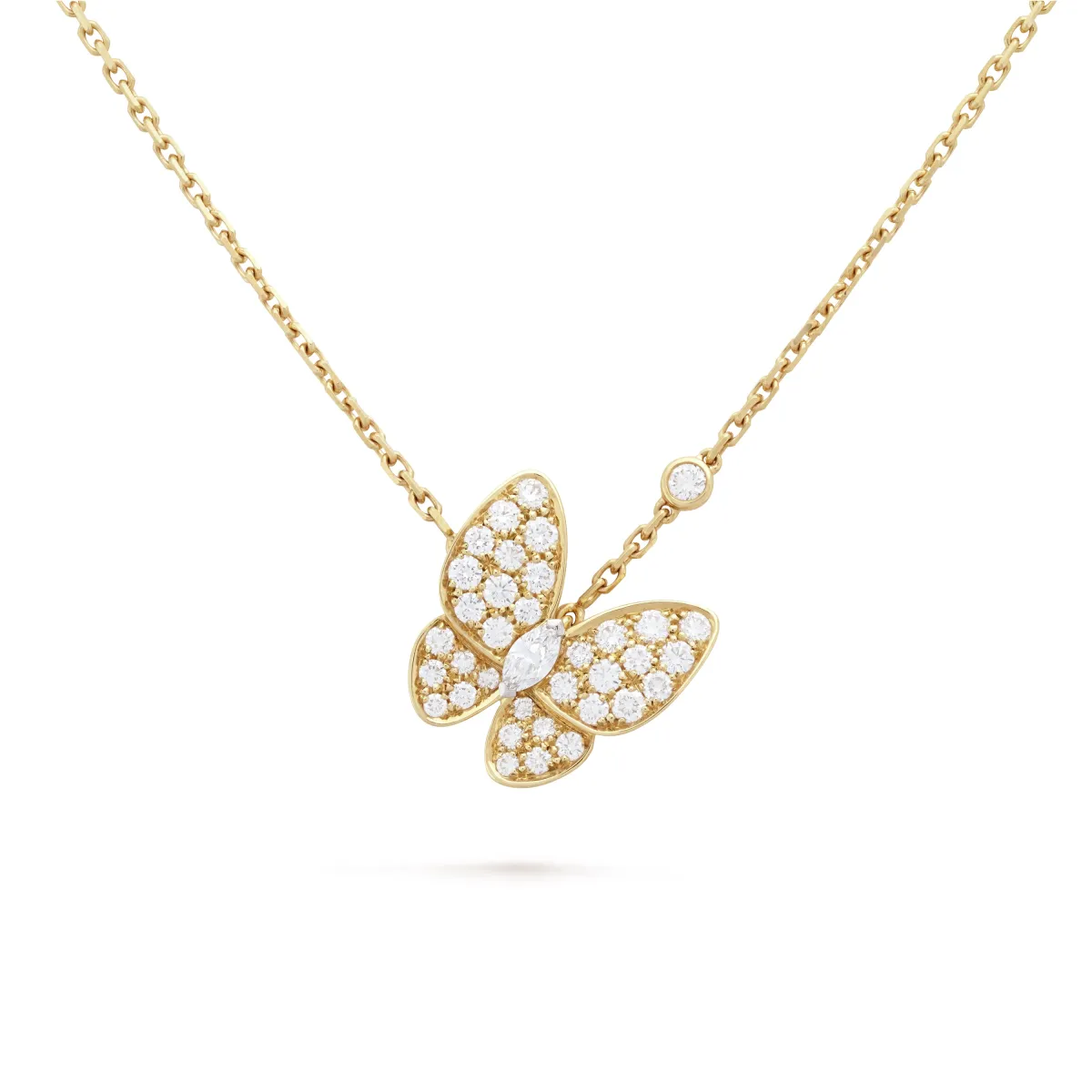 سلسال Two Butterfly من ماركة Van Cleef & Arpels