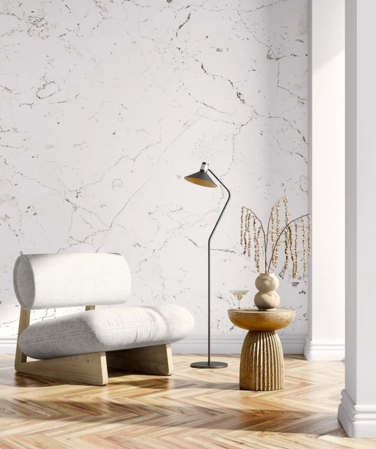 الرخام مادة طبيعية جذابة