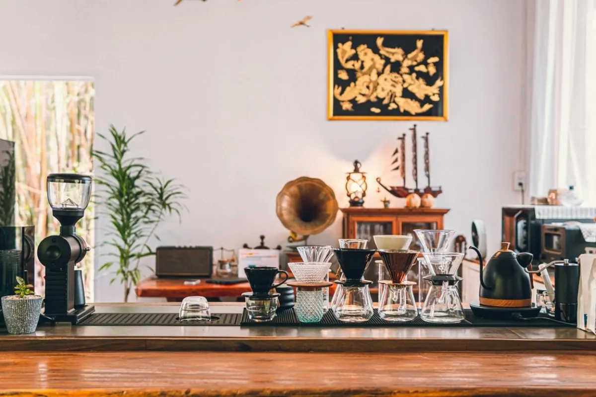 ركن القهوة المنزلي