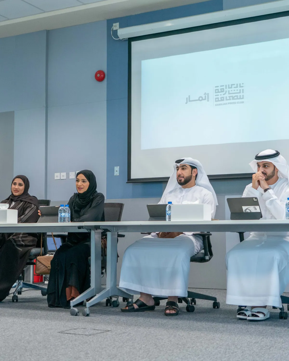 نادي الشارقة للصحافة يعلن عن تنظيم النسخة الخامسة من "إثمار". الصورة من حساب نادي الشارقة للصحافة على تويتر