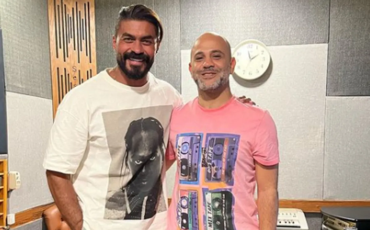 خالد سليم وحسن الشافعي - الصورة من الحساب الخاص لـ خالد سليم على إنستغرام