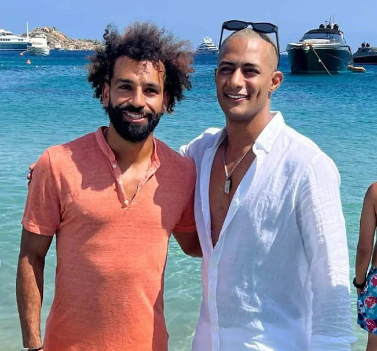 محمد رمضان مع محمد صلاح - الصورة من حساب محمد رمضان على انستغرام
