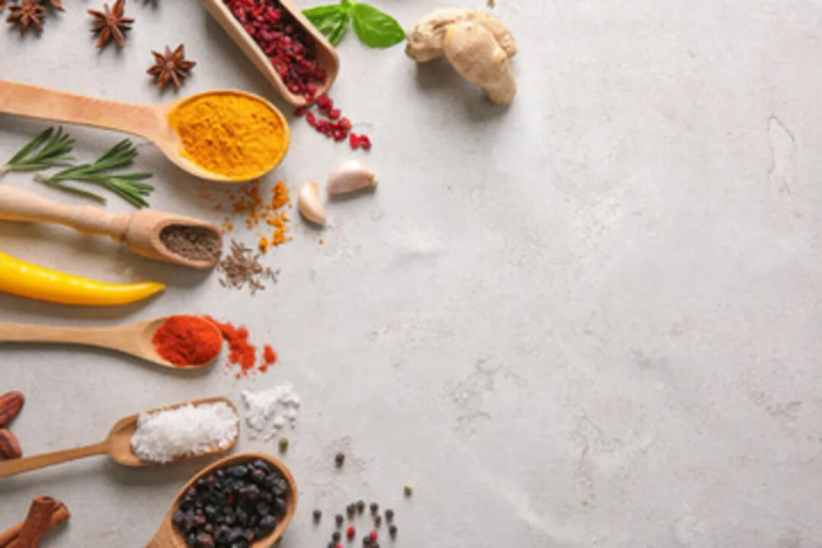 صورة لبعض التوابل المشهية