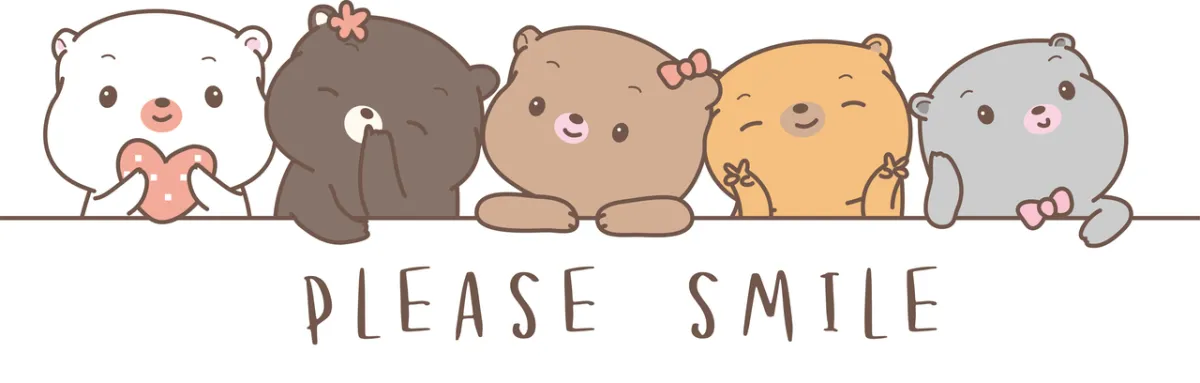 صورة نقشة ابتسامات الدببة