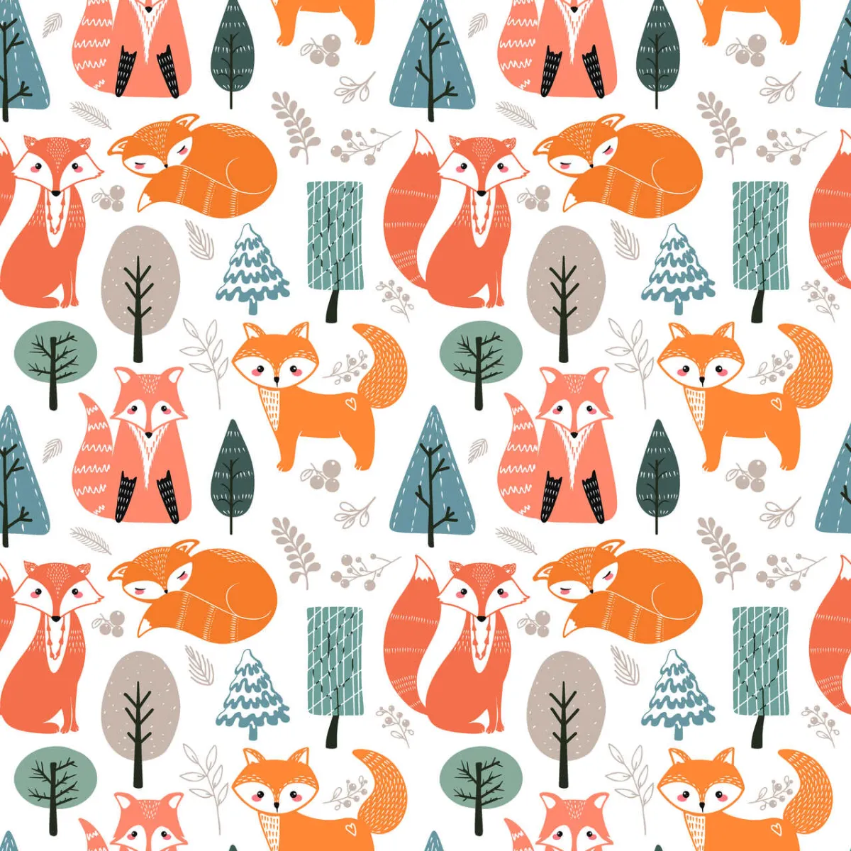 صورة نقشة الثعالب الماكرة