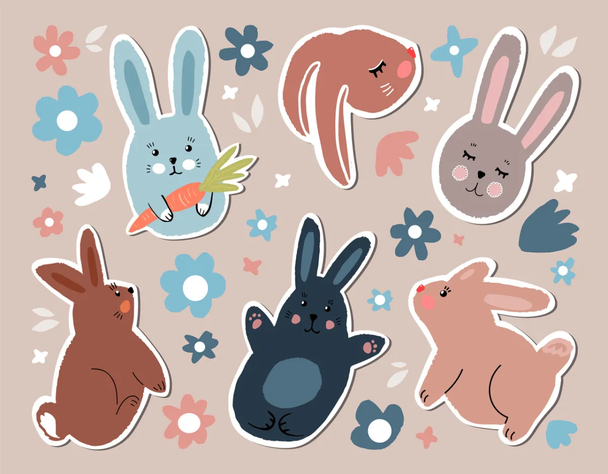 صورة نقشة الأرانب الساحرة