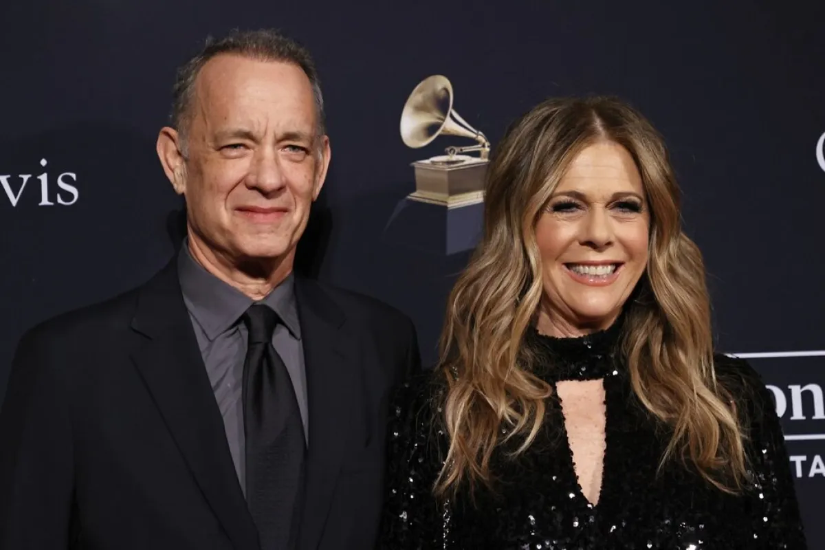 توم هانكس وريتا ويلسون Tom Hanks and Rita Wilson (مصدر الصورة: Michael TRAN / AFP)