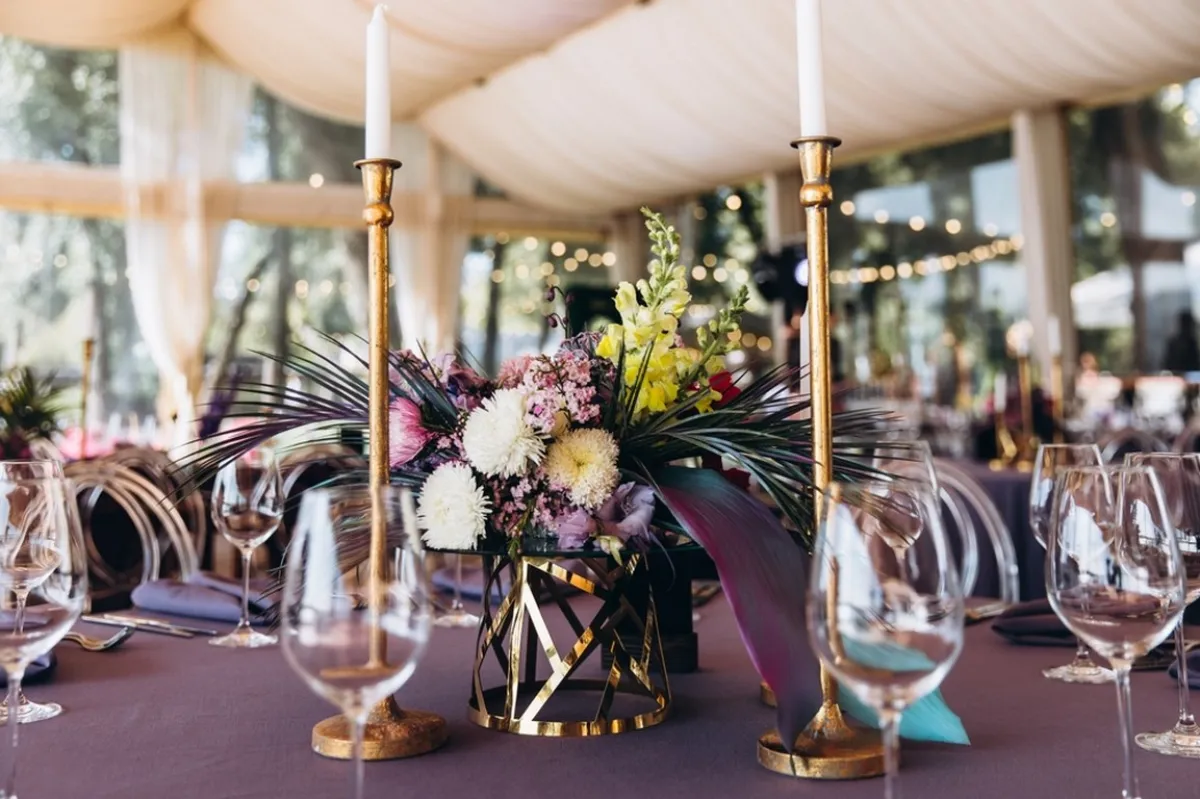 تزيين الطاولات في الأفراح