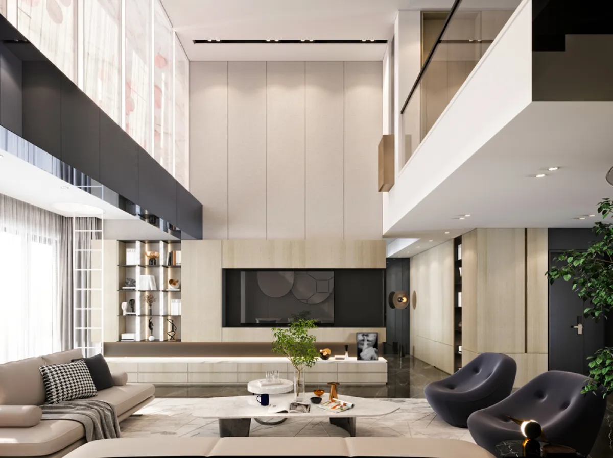 لا بد أن تكون الشاشة مرئية لكلّ الجالسين في صالة المعيشة