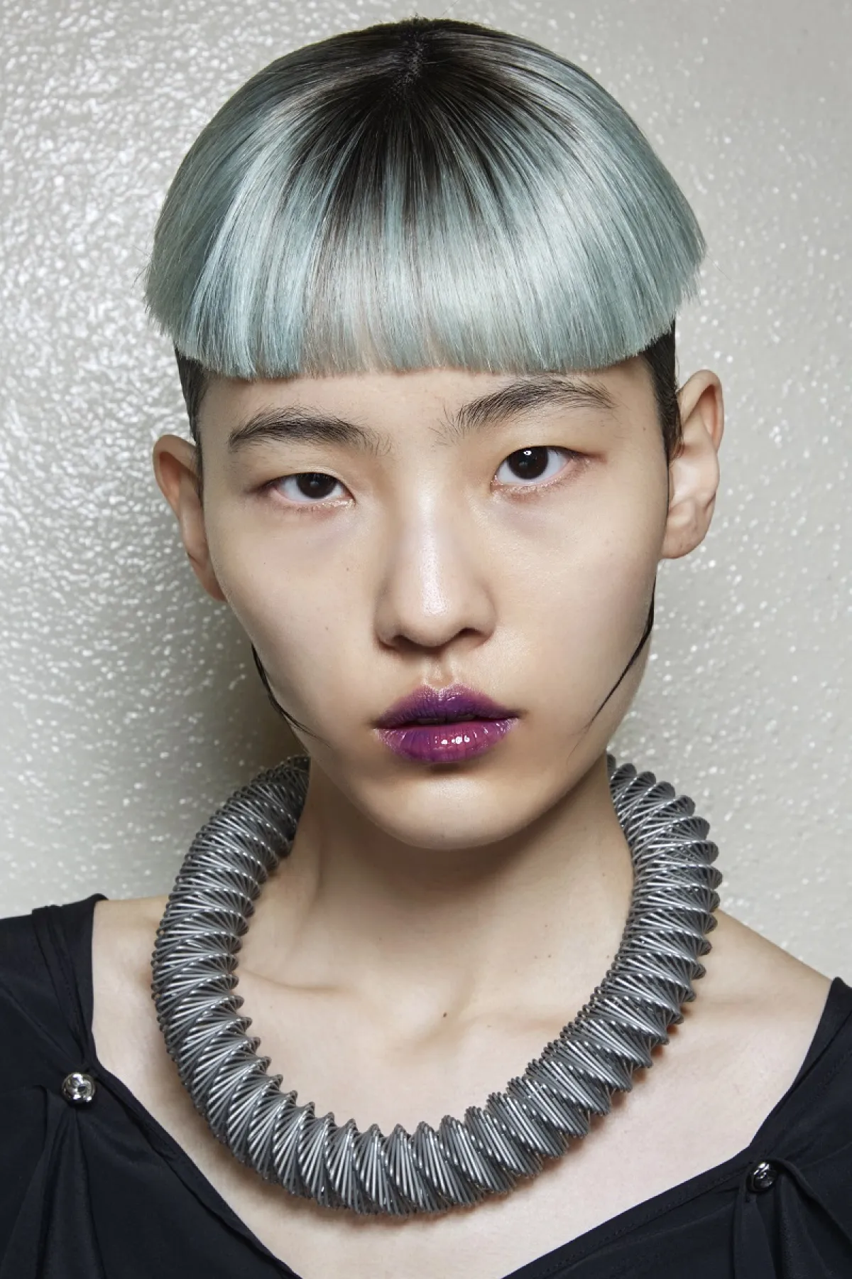 تسريحات شعر مع الغرة المبتكرة 