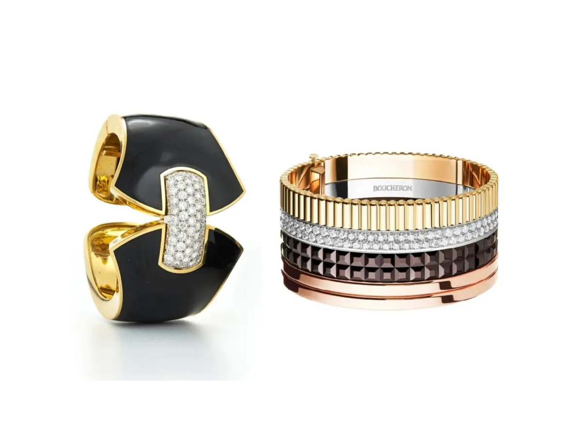 أجمل ما قدمته الدور من أساور Cuff عريضة... فخامة تسحر القلوب