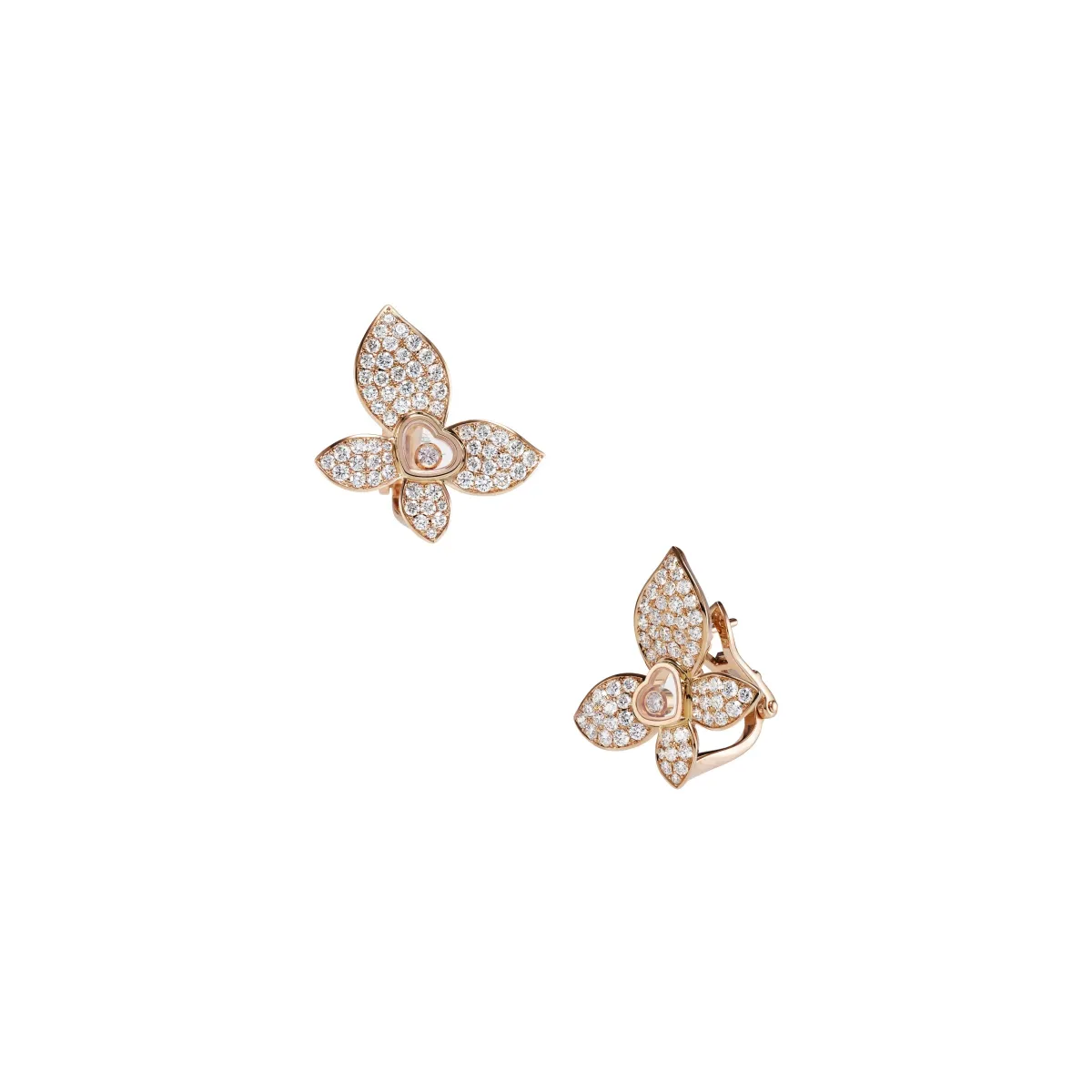 أقراط Happy Butterfly من ماركة Chopard