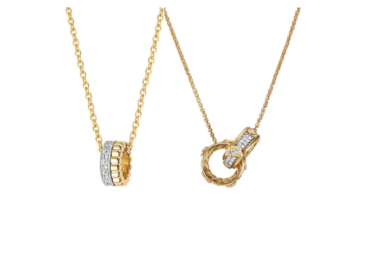 موديلات سلاسل ذهب قصيرة للبنات ونصائح موضة لتنسيقها