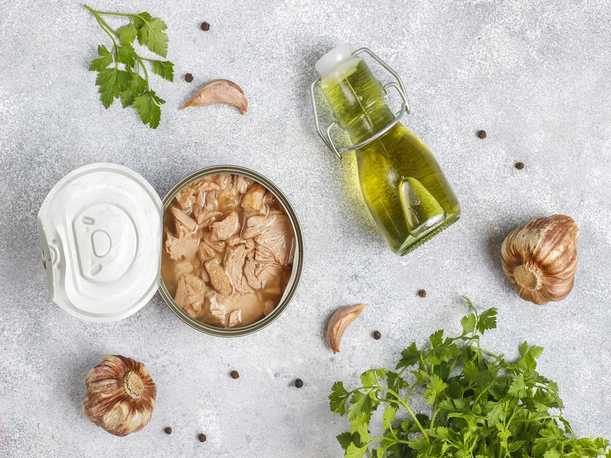 صورة لعبة تحتوي على تونة