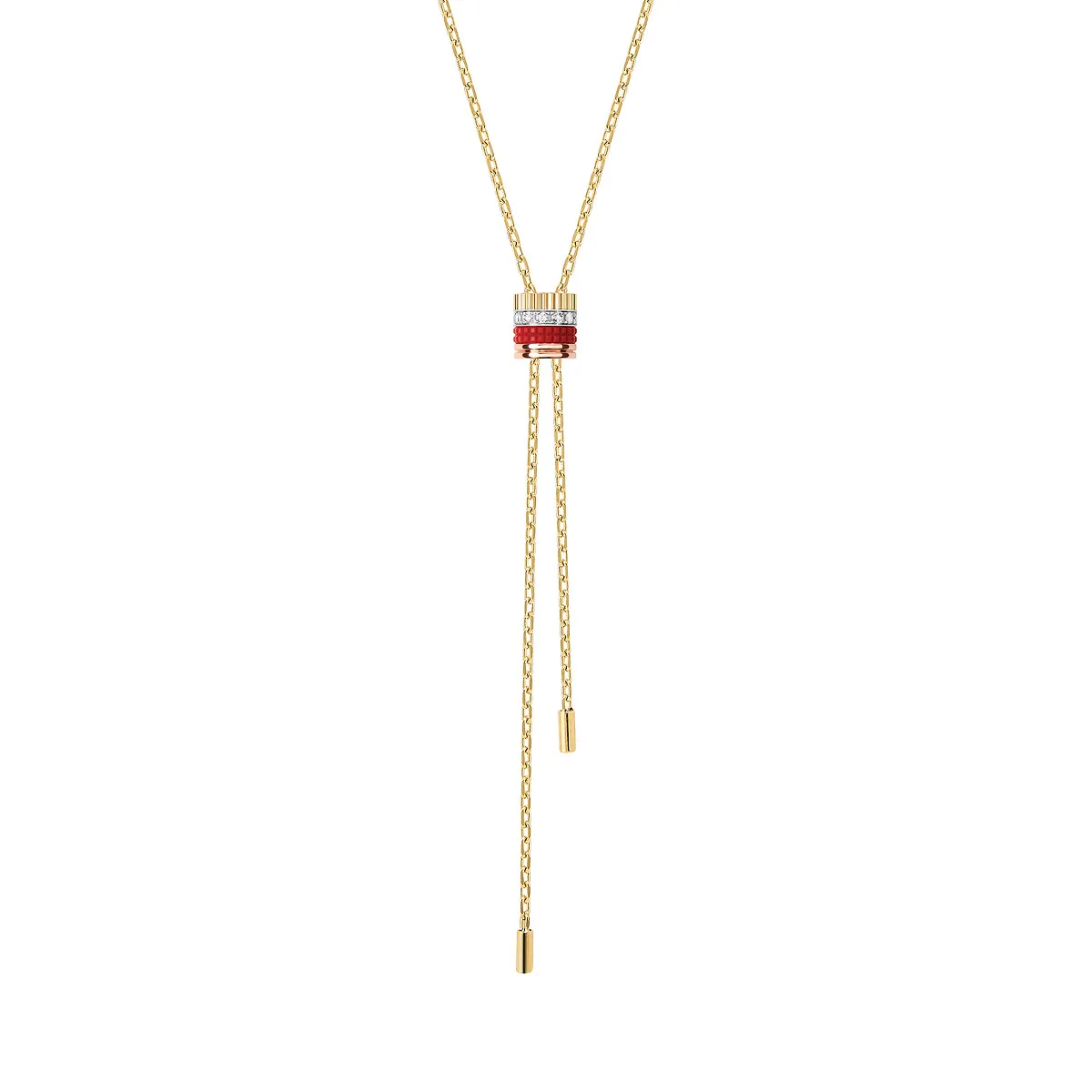 قلادة Quatre red edition tie من ماركة Boucheron