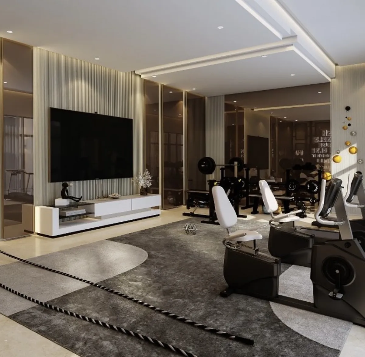 كيفية تجهيز كل غرفة الرياضة؟