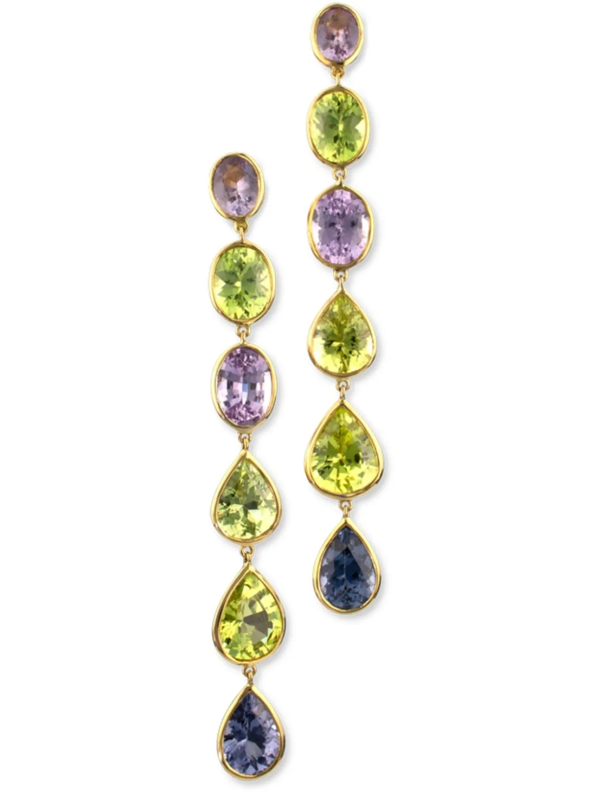 أقراط Spinel & Chrysoberyl  منTamsen z