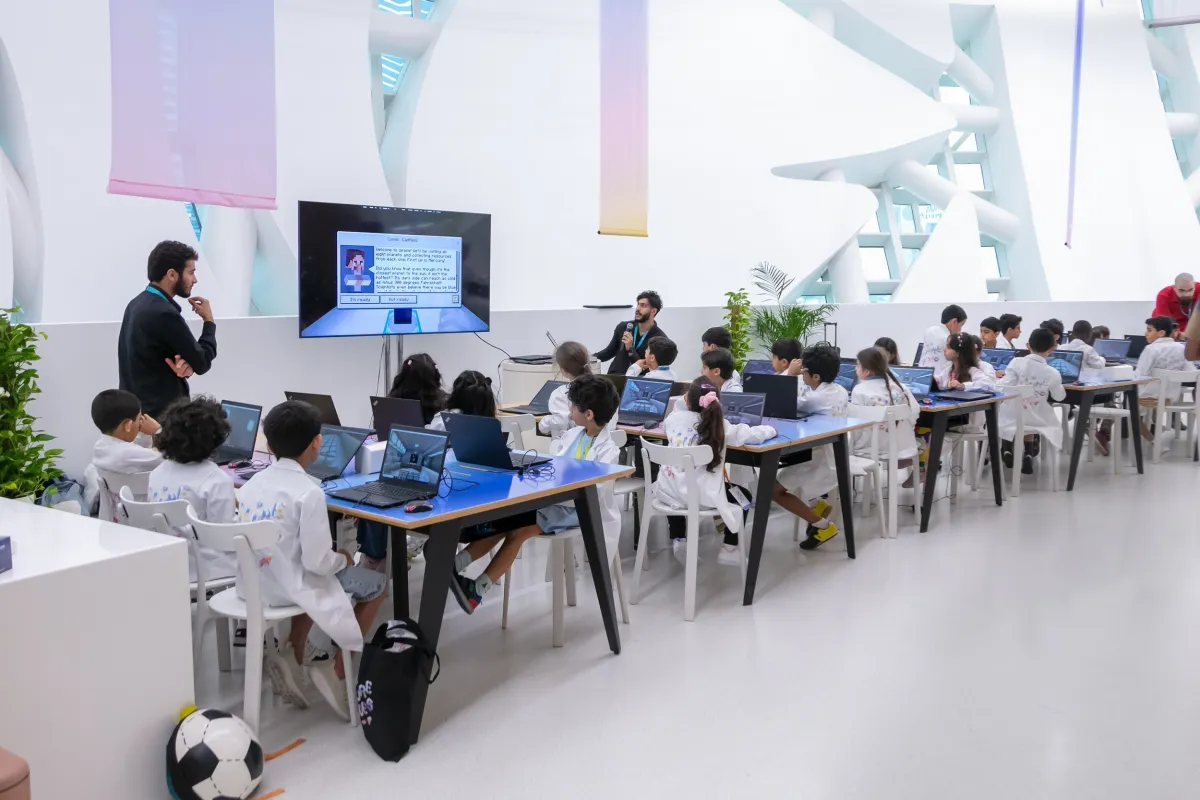 انطلاق فعاليات المخيم الصيفي "أبطال المستقبل". الصورة من wam