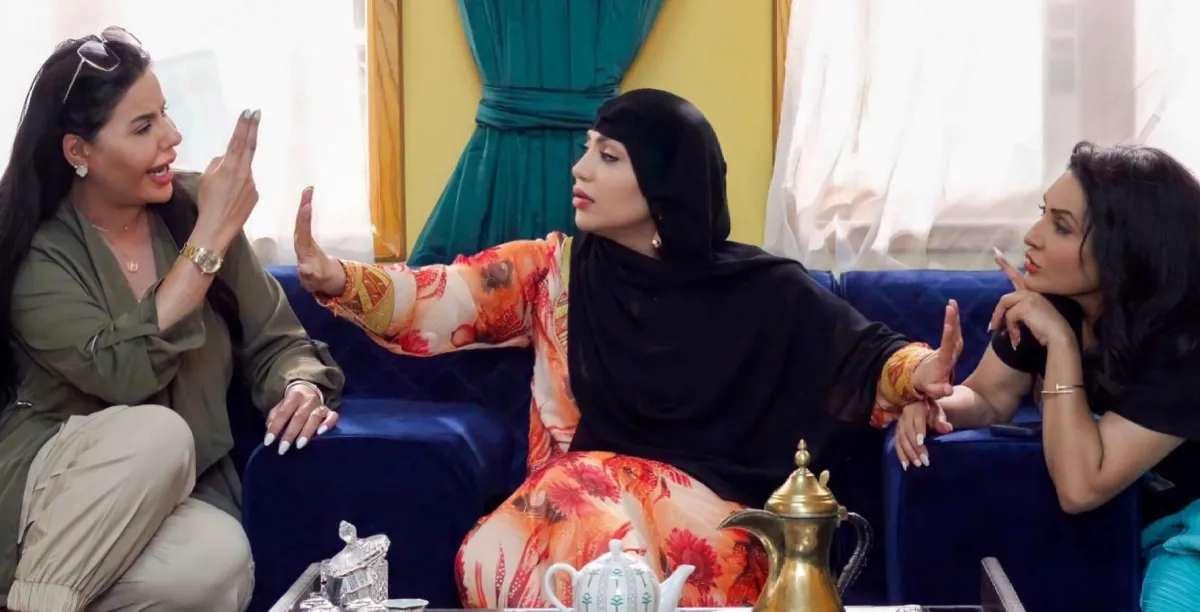 فوز الشطي وفي الشرقاوي في أمر إخلاء - الصورة من حساب الفنانة فوز على الانستغرام