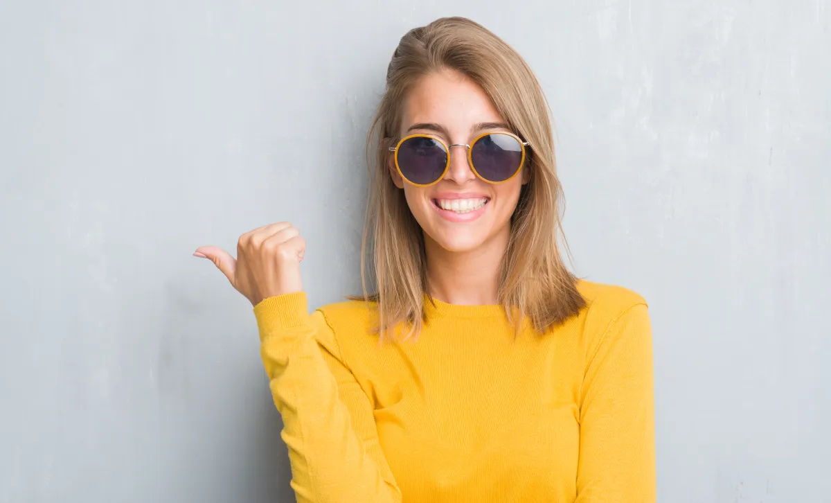 إزالة الخدوش من النظارة الشمسية