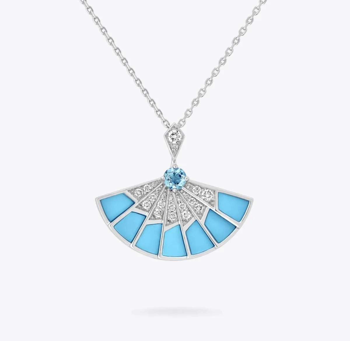 سلسلة Fanfare Symphony Aquamarine من Garrard 