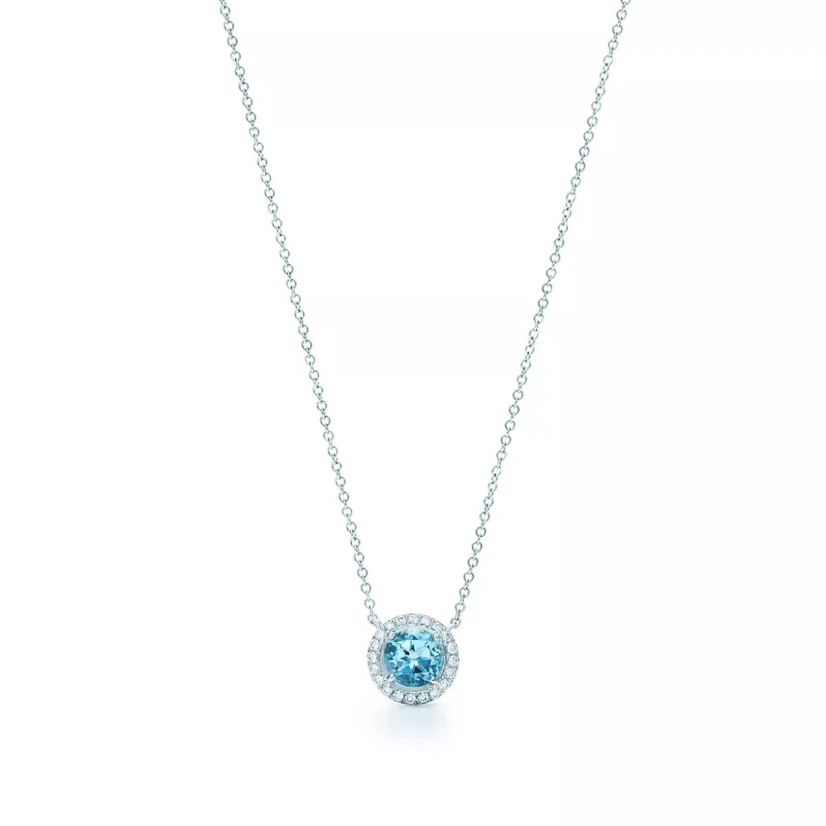 سلسلة بحجر الأكوامارين من تيفاني آند كو Tiffany&Co 