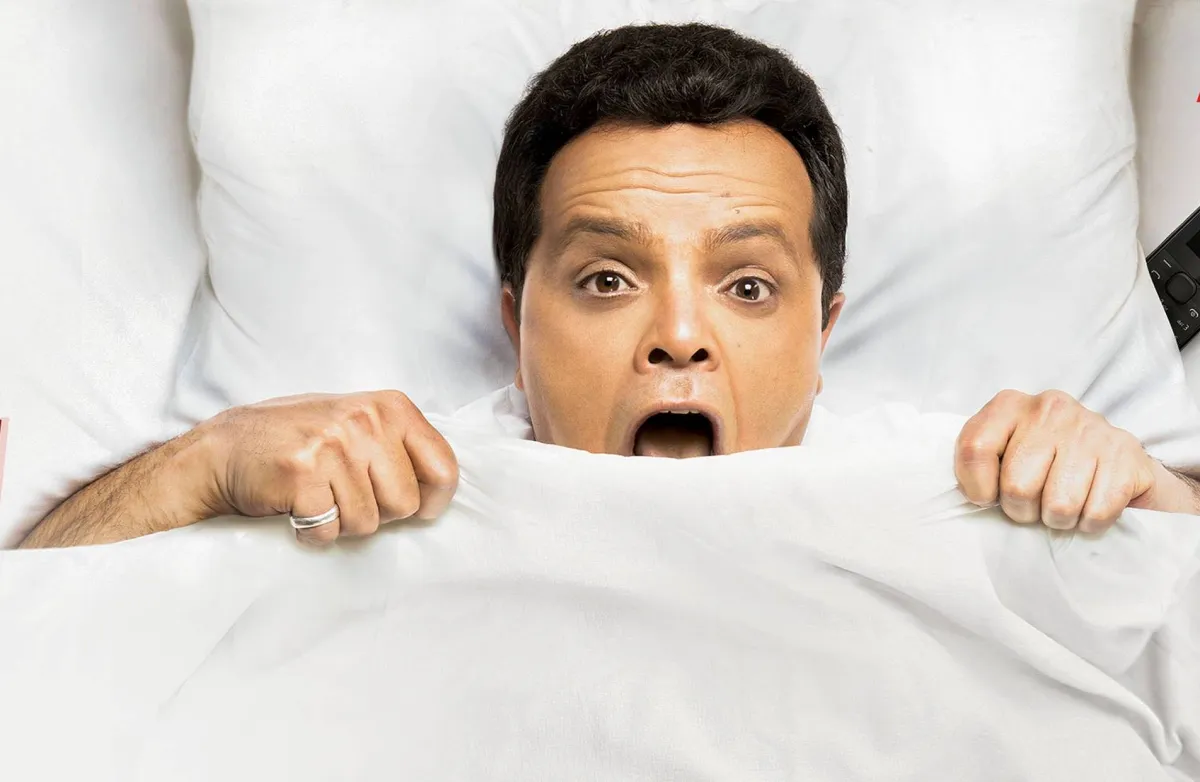 محمد هنيدي من الجزء الأول لمسلسل أرض النفاق - الصورة من الشركة المنتجة