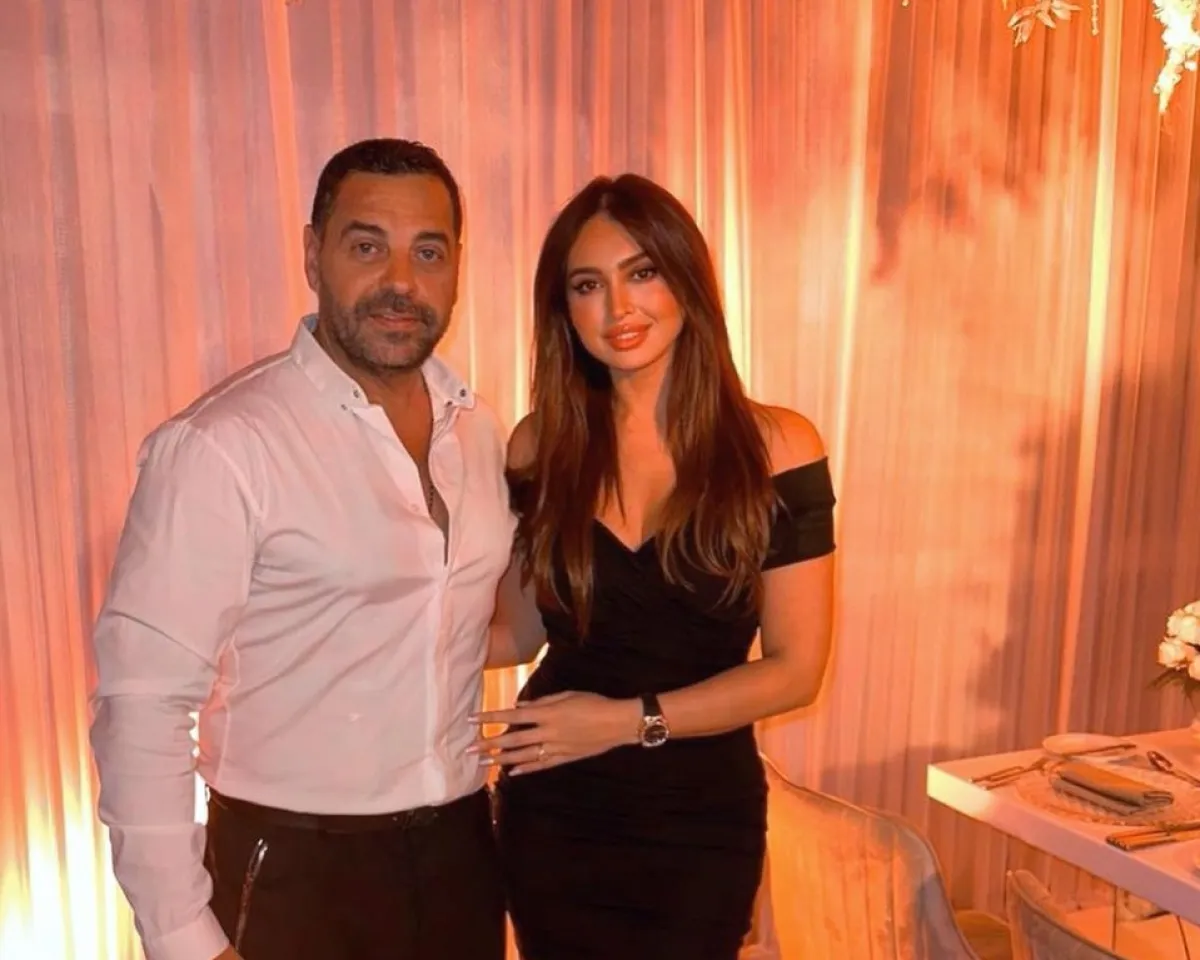 طارق العريان وزوجته نيكول سعفان - الصورة من صفحته على انستغرام 