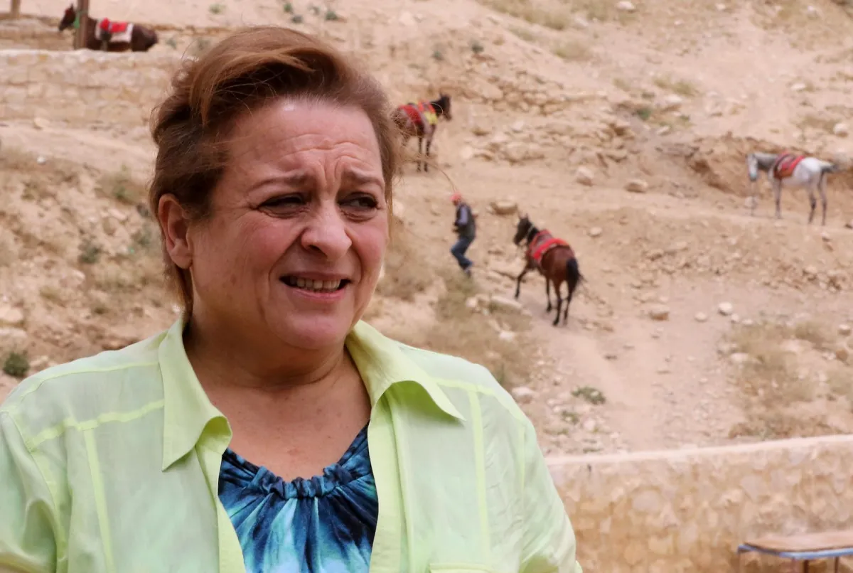 الأميرة عالية بنت الحسين (Jordanian Princess Alia bint al-Hussein). مصدر الصورة:  KHALIL MAZRAAWI / AFP