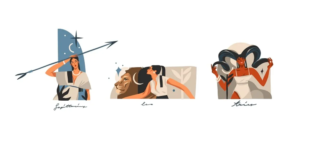 صفات الأبراج النارية