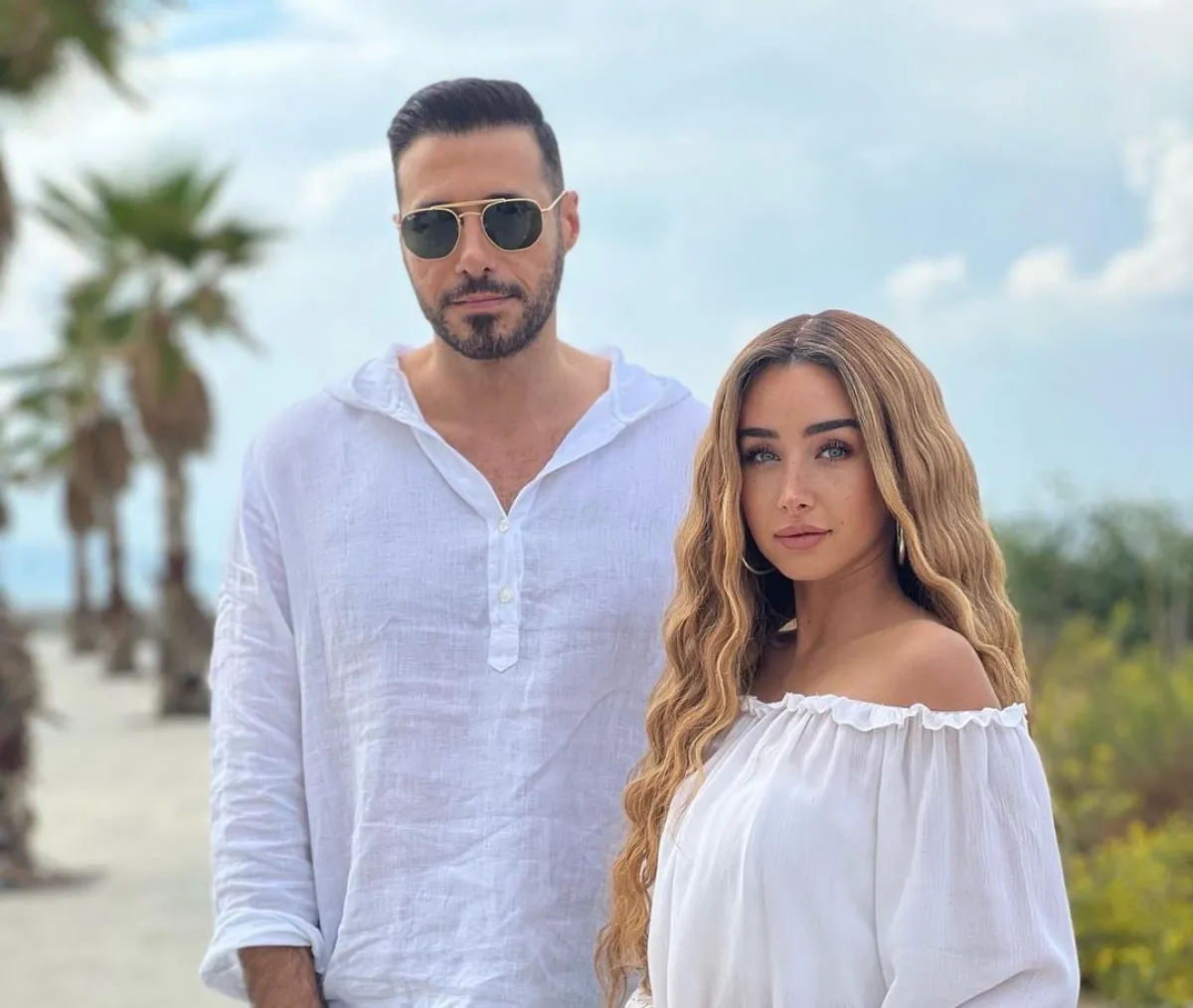 هنا الزاهد وأحمد السعدني - الصورة من حسابها على انستغرام