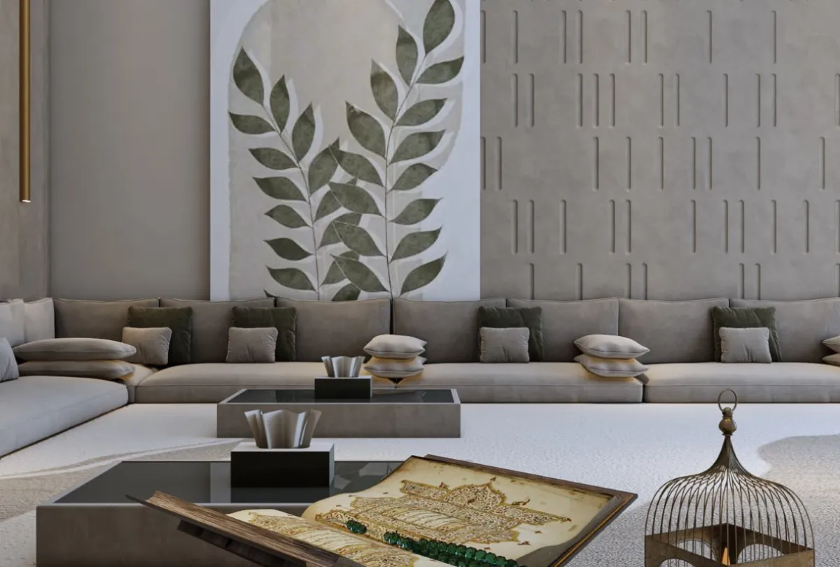 مجلس أرضي لافت في تصميمه