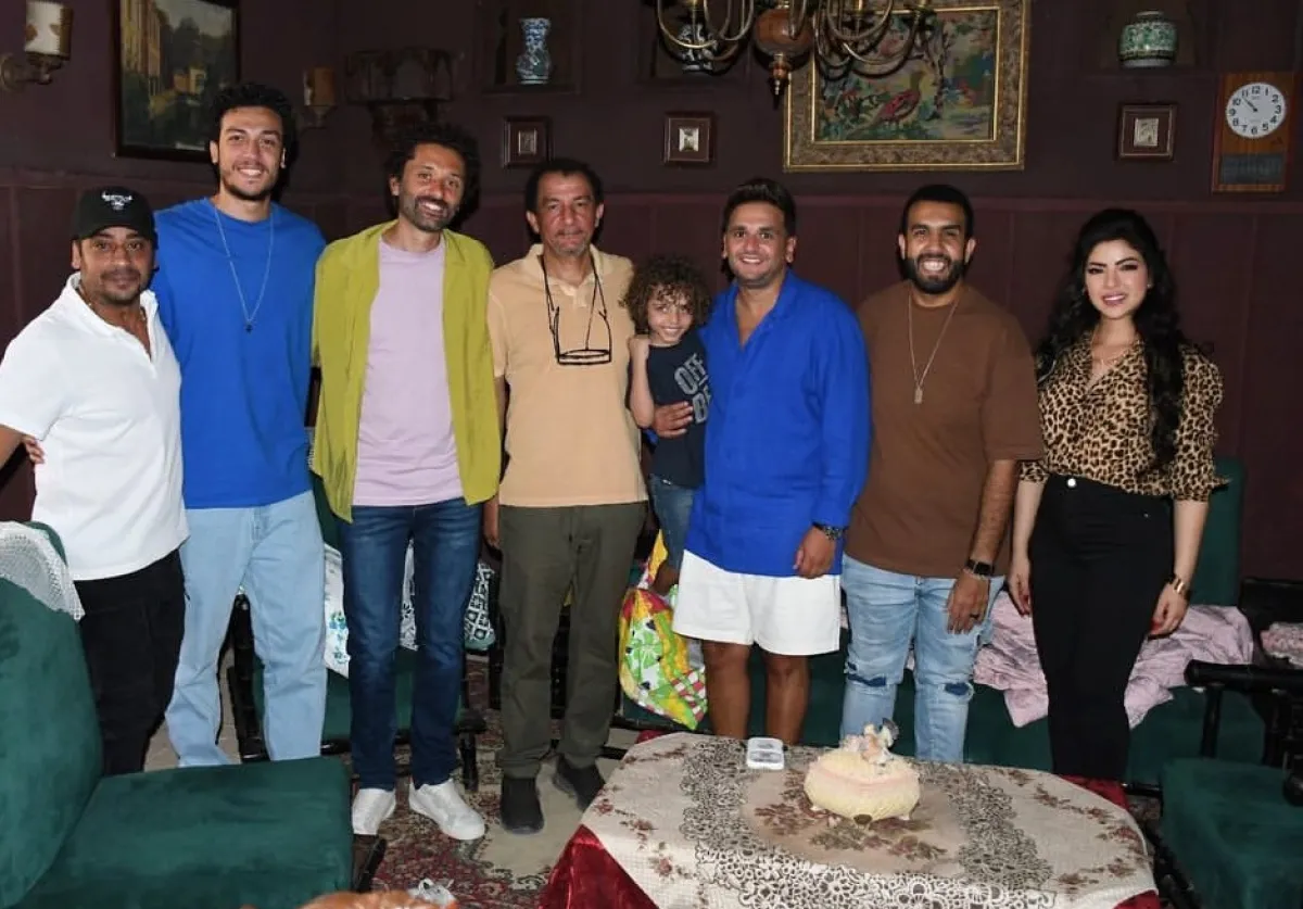 كواليس مسلسل البيت بيتي- الصورة من حساب مصطفى خاطر على انستغرام